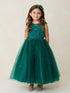 Girls Illusion Sweetheart Neckline Lace Special Occasion Dress, Sizes 2-18